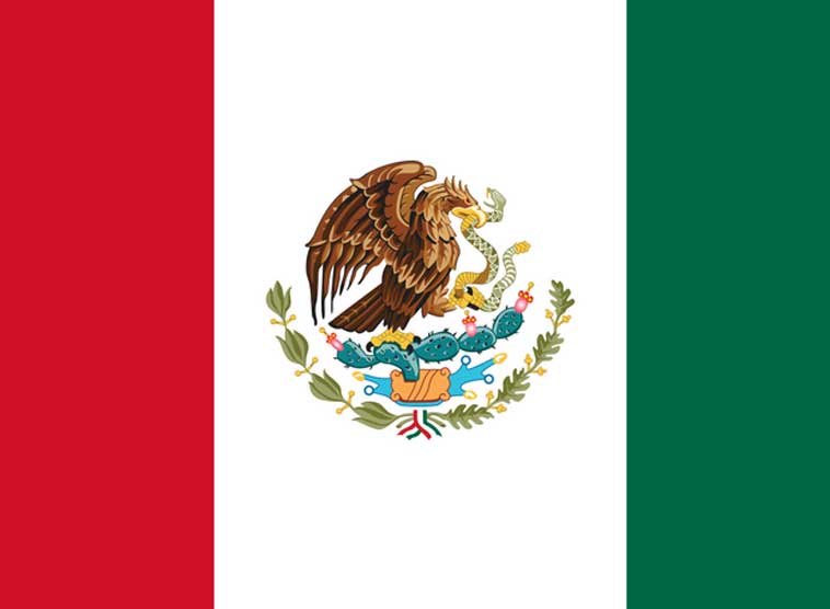 Flagge Mexikos